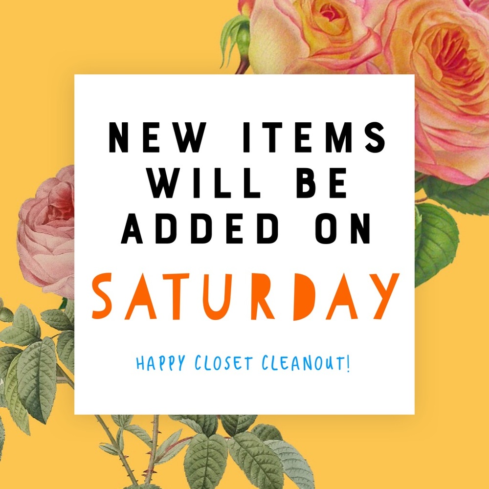 💕ADDING NEW ITEMS ON SATURDAY 💕